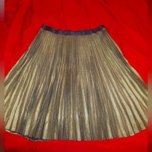 Metallic Gold Skirt- Plus Size XL